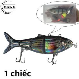 Sạc Thông Minh Dụ 130mm 42g Đa Khớp Cứng Swimbait Có Cánh Quạt Tự Động Bơi Hành Động Thực Tế Cho Mọi Câu Cá-1 Cái
