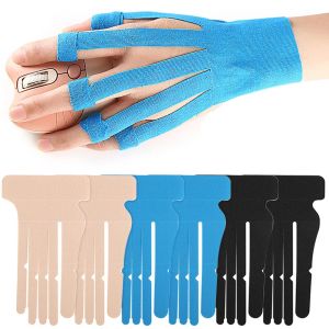 5PC Precut Kinesiology Tape for Wrist & FingersElastic Wrist Fingers Support &StabilityBreathableHypoallergenic Athletic Tape