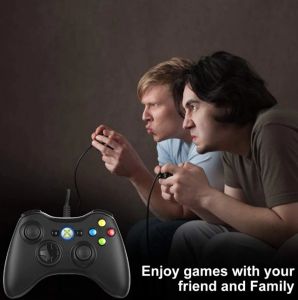 Xbox 360 Wired USB Controller Ergonomic Design For Windows PC & Xbox 360 Console
