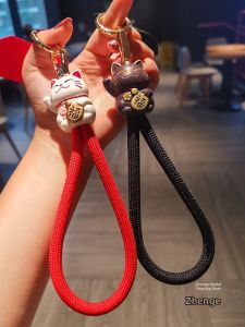 ZHENGEGE | Fortune Cat Charm Anti-Loss Phone Tether