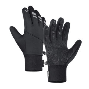 Outdoor Sports Cycling Gloves Thermal Reflective Touch Screen Winter Ski Warm Thick Fleece Lined Anti Slip Men Women