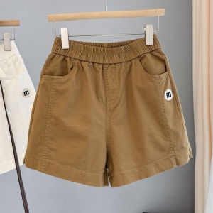 LIYANGANG | Elastic Waist Slim Fit A-Line Shorts