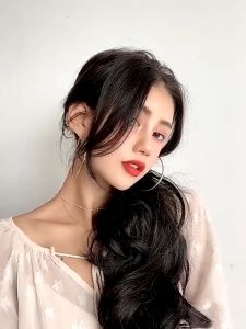 2Pcs Klip Poni Rambut / Hair Clip Poni Samping / Hair Extension Seamless Invisible