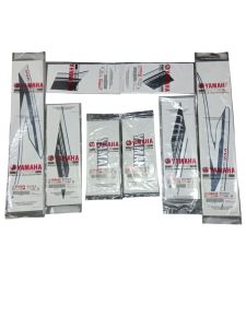 1set Grapic Sticker Stiker Striping Decal List Body Original Yamaha VXN155 VIXION R 2019 MAT BLUE METALLIC 3 Graphic Setriping Setiker Full body