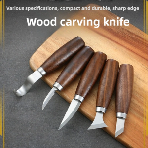 1/5 Pcs Hand Carving Knife Set for Pumpkin Carving Wood Spoon Sculpture Gift for Beginners Pros Christmas Childrens Day