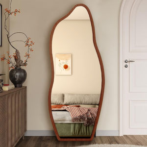 Irregularly Shaped Full-Length Mirror For Bedroom