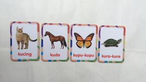 Flashcard for Golden Age Kartu Balita Mengenal Binatang