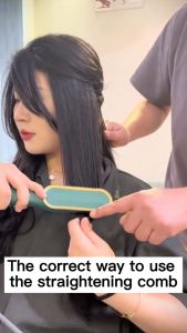 Sisir Catokan Rambut HF909: Pelurus & Pengeriting Ion Listrik