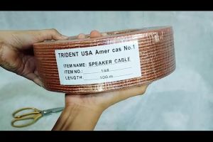TP-14 Speaker Wire Trident (1Roll 100M) Speaker Cable
