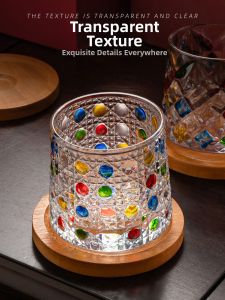 FLOWER MOO | Creative Rotate Pressure Relief Whiskey Glass