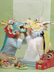 ZAODONGFANG | Handmade Chinese Heritage Trend Dance Dragon Head Toy