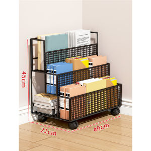 Multifunctional Under-Desk Shelving Unit Bookshelf