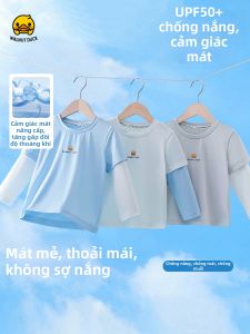 Lomitoo | Áo Thun Trẻ Em Chống Nắng Lụa Băng Tán Nhiệt Thoáng Khí Khô Nhanh