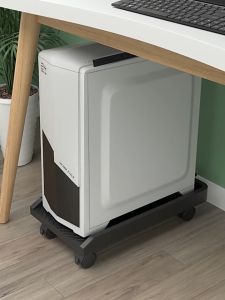 DIDComputer CPU Stand with Wheels Stable Vertical for Cases PC Tower Waterproof Thermal Hollow Design