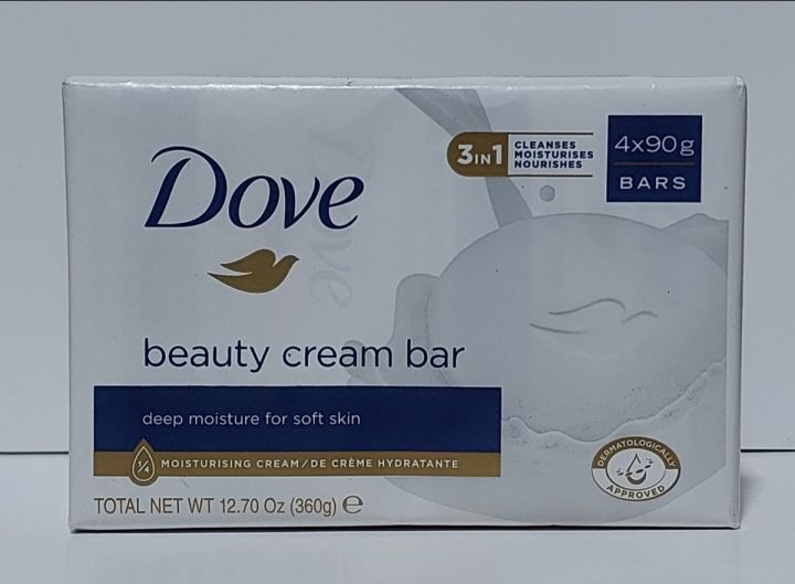 Dove Original Beauty Cream Bar Soap 4x90g | Lazada PH