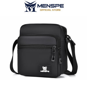 MENSPE Mens Shoulder Bag Casual Chest Bag Cross Body Bag Pouch Bag Casual Chest Bag Fashion Shoulder Bag Waterproof PU Leather Casual Sport Street Bag for Travel Outdoor