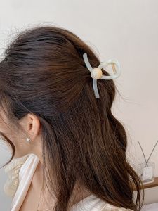 Trendy Shark Clamp Hair Clip Womens Small Size Spring Half Updo Hair Clip Fashionable Alloy Material Korean Style