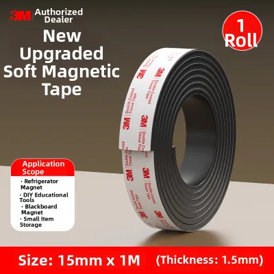 3M | Strong Magnetic Strip Adhesive Magnet Fridge Fixator