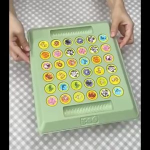 Table Games Toddler Flip Chess Board Game Memory Improving Toy For Children Party Family Games
