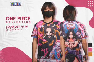 Bandai | One Piece Boa Hancock Anime Men/Woman T-Shirts 2026 New Summer Fashion Casual Round Neck Top Short-Sleeve Tee Men Kids Y2k