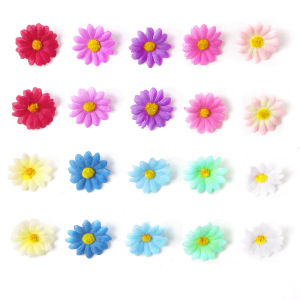 55/110PCS Daisy Artificial Flowers Heads Silk Fake Flowers for Wedding Decoration Home Room Decor DIY Garland Gifts Accessories