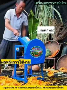 ผักฉีด ผลไม้สุขภาพดี สปอตกรุงเทพ! เครื่องบดอาหารสัตว์ เครื่องสับหญ้า บดหญ้าและชนิ การผลิตอาหารผักอย่างง่ายดาย สำหรับสุกร โค แกะ และฐาน
