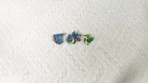 Bandai | Aesthetic Cute Dragon Shark Snake Character Metal Lapel Brooches Collectible Decorative Pins for Anime Fans And Teens Gift