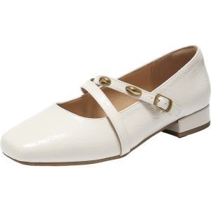 Agsdon | Coarse Heel Comfortable Summer Mary Jane Shoes