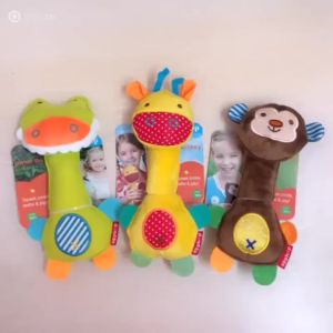 Squeaky Dog Chew Toy Durable Rubber Teeth Cleaning Stick Interactive Puppy Toy Indestructible Dog Toy Training Interactive Toy