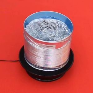 3M Ventilation Duct - Flexible Exhaust Pipe - 4/5/6/7/8/10/12 inches - Aluminum Foil Telescopic Tube - PVC Film - Steel Wire Reinforcement - Temperature Range -30 to 140℃ - Waterproof, Noise Reduction, High Temperature and Corrosion Resistance