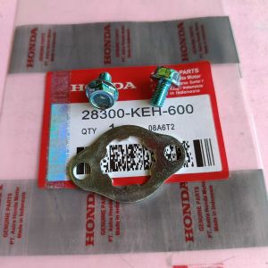 kleman tahanan gear depan + baut 2 pcs Honda maga pro gl pro Tiger original