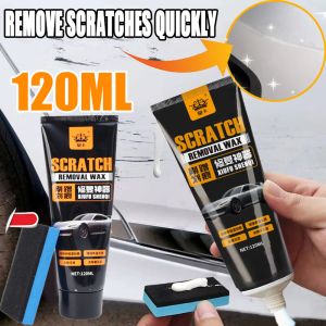 🔥【hilangkan calar kereta】120ML Car Paint Scratch Care Polishing & Grinding Compound Car Motorcycle Automobiles Paste Polish CareCar Scratch Repair Wax car scratch repair nano spray glass polishing compound produk anti calar Car Scratch Remover 汽车划痕修复