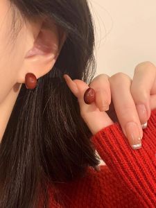 Elegant Autumn Winter Womens Earrings Luxury Minimalist Design Fashion Jewelry Ear Cuffs Alloy Silver Gold Plated Accessories