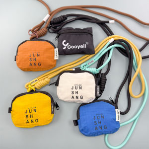 Portable Mini Earphone Bag Long Cable Organizer Storage Pouch for Mobile Phones Bluetooth Earbuds Chargers Data Cables