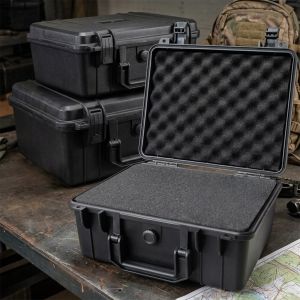 FNICEL | Hard Shell Waterproof Organizer Box Portable Impact Resistant Toolbox for Hardware Accessories and Instruments