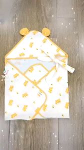 Khăn choàng ủ sơ sinh RiceBlankets vải Muslin nhiều họa tiết
