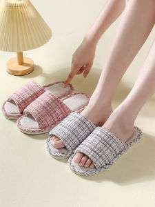 Dép Vải Lanh Mùa Xuân Thu Mới 2023 Cho Nữ Dép Vải Cotton Lanh Đơn Giản Cho Trẻ Em Dép Vải Lanh Cotton Cho Gia Đình Sàn Gỗ Trong Nhà