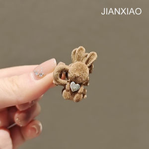 Mini Rabbit Shark Clip Hair Accessories Fresh out Fashion Korean Style Alloy Hair Claw Fresh Winter Collection Side Bangs Twist Braid