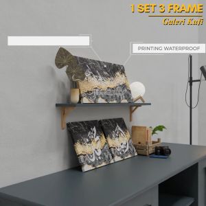 TERMURAH! 3 PANEL WALL DECO FRAME 1 SET