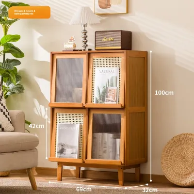 KAIPAQI | Floor Standing Simple Japanese Style Storage Shelf