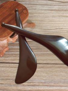 Natural Moxibustion Stone Tendon Release Stick Facial Universal Meridian Beauty Pen Face Eye Massage Stick Acupoint Stabbing Stick