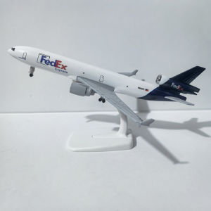 JASON TUTU 20CM Diecast Metal Planes Fedex Express McDonnell Douglas MD-11 Aircraft Model Planel Airplane Collect Gifts 