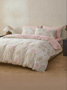 100% Cotton Floral Bed Sheet Set