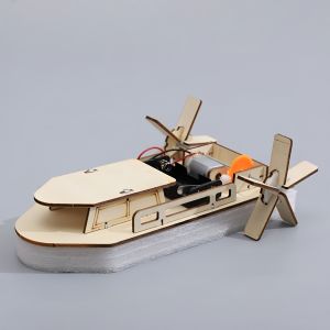 Childrens Toys Wooden Educational Steamships DIY Assembly by Hand Experimental Materials Childrens DIY Gifts