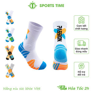 Tất bóng rổ cổ cao chống trơn Super Elite chất tất dày dặn êm chân giảm chấn khi va chạm thoáng khí thấm hút mồ hôi rất tốt