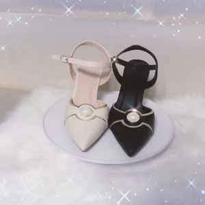 GIÀY CAO GÓT NỮ BÍT MŨI QUAI NGỌC TRAI GÓT CAO 7P - CG284 Giày Nữ KAT Giày Dép Xinh