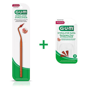 Ngậm nướu nha khoa kích thích với đầu cao su và vĩnh viễn xử lý Sunstar nướu nha chu điều trị nha chu g