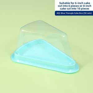 DOLO DAKING | Black/Pink Extra Thick Triangular Cake Box 6-8 Inch