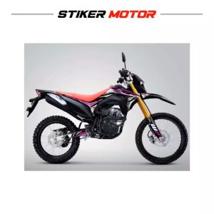 CRF02 Striping Stiker Sticker Honda CRF 150L Motif Ori Variasi List Simple Racing Grafis Lz