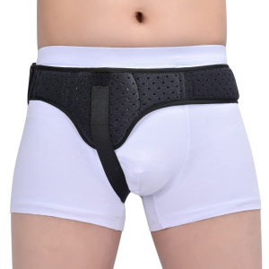 Mens Medical Hernia Support Belt Adjustable Waist Strap With Detachable Pad For Inguinal Sports Hernia Relief Breathable Design
